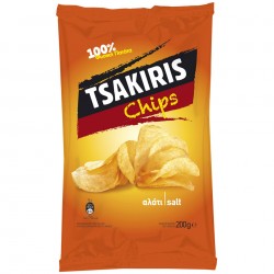 CHIPS SALT TSAKIRIS 200 GR